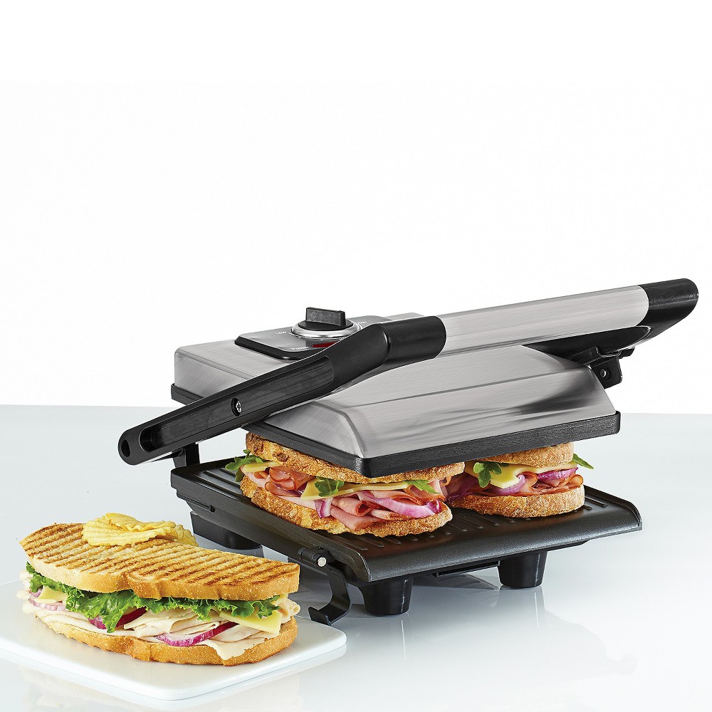 UPC 829486139444 Bella Panini Maker, Brushed Stainless Steel