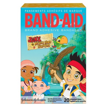 UPC 381371155989 product image for Band-Aid Jake & The Never Land Pirates Brand Adhesive Bandages - 20 | upcitemdb.com