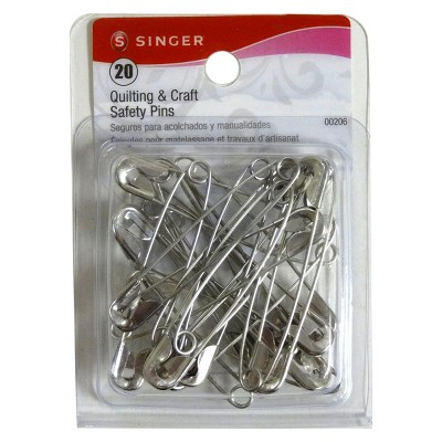 Singer 20-pk Safety Pins - Size 3
