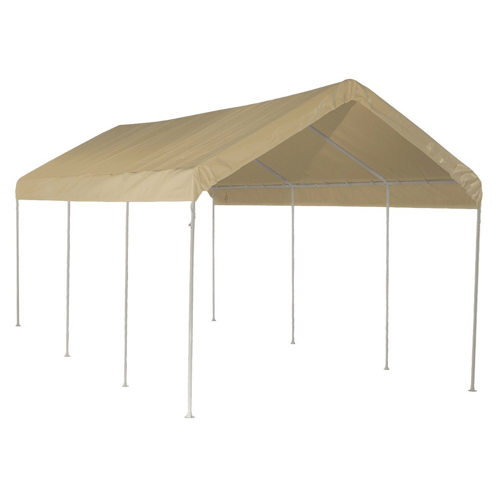 UPC 677599295225 product image for Shelter Logic 10' x 20' 8-Leg Canopy - Sandstone | upcitemdb.com