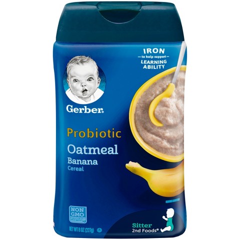 Gerber Cereal Oatmeal & Banana 8 oz