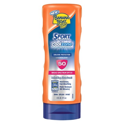 UPC 079656001365 product image for Banana Boat Sport Performance Coolzone Sunscreen Lotion SPF 50 - 6 oz | upcitemdb.com