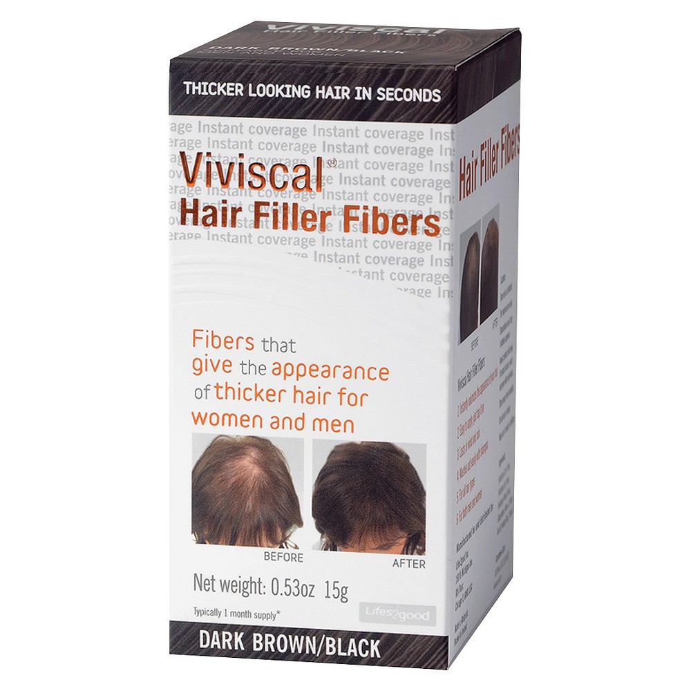 UPC 852135004008 product image for Viviscal Hair Filler Fibers - Dark Brown/Black | upcitemdb.com