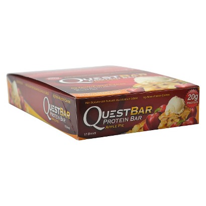 Quest Bar Apple Pie Protein Bar - 12 Count product details page