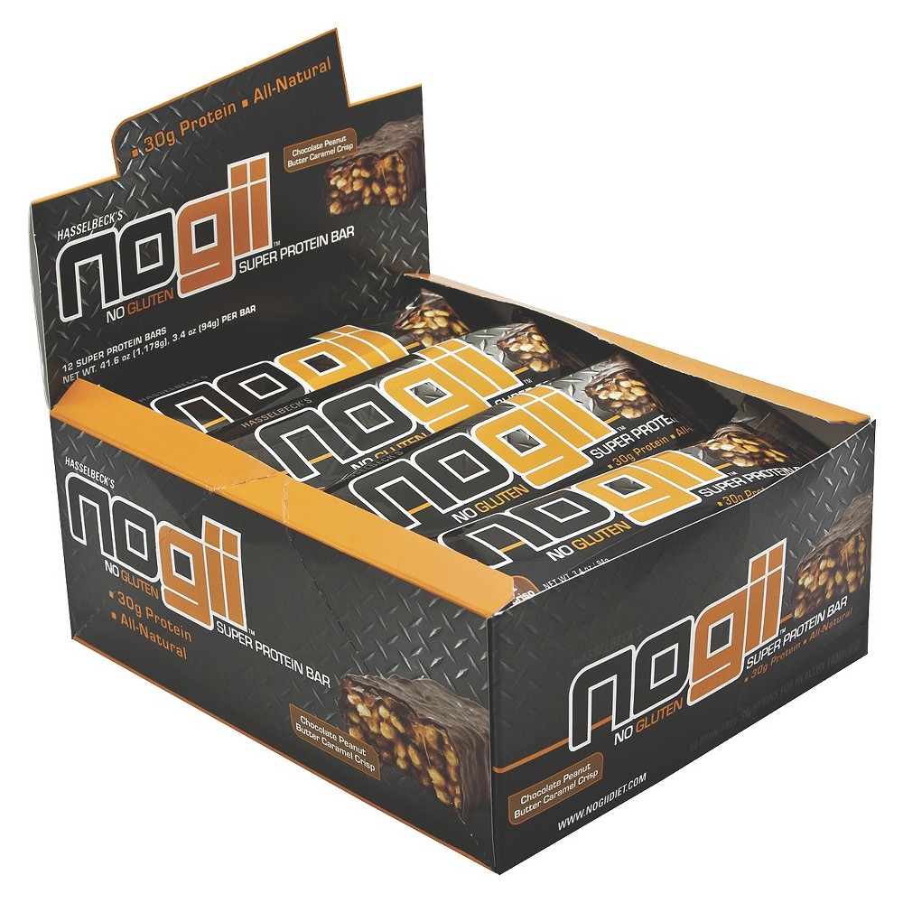 UPC 856513002105 product image for NoGii Chocolate Peanut Butter Carmel Chip Protein Bar - 12 Count | upcitemdb.com