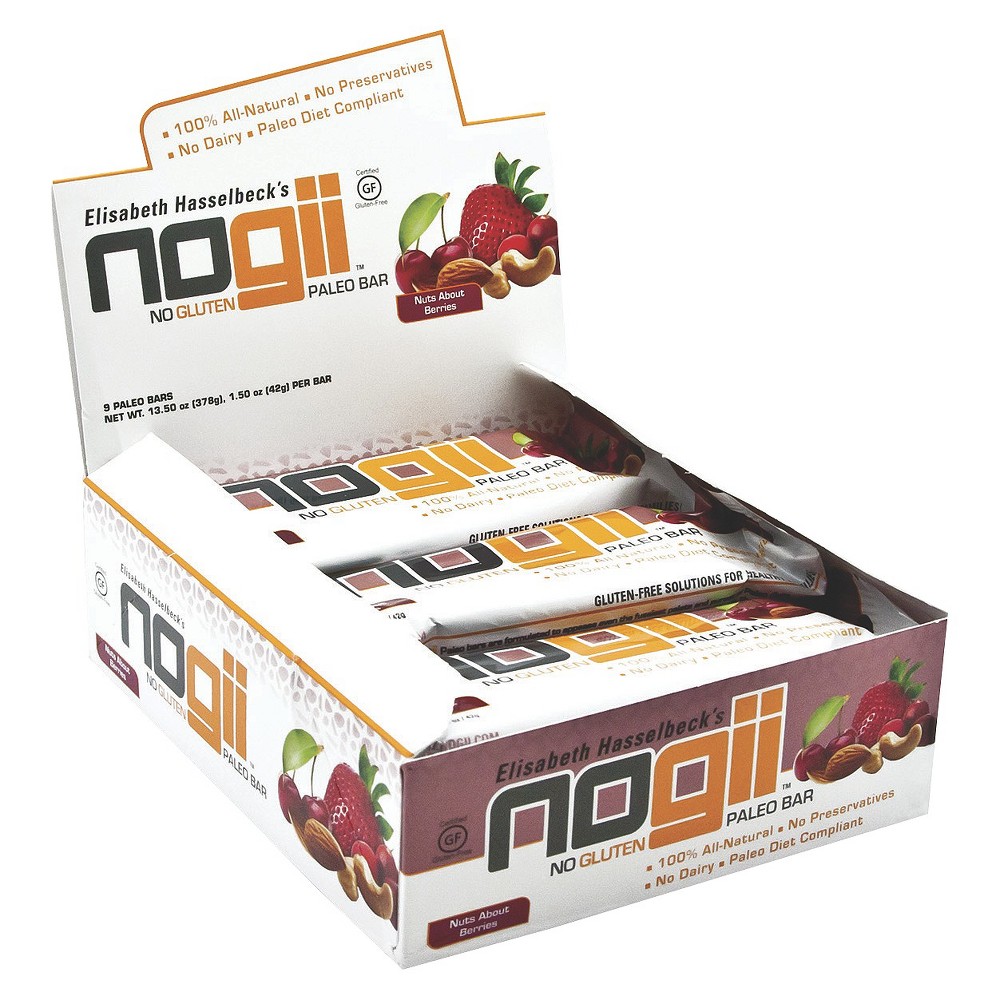 UPC 856513002273 product image for NoGii Nuts About Berries Paleo Bar - 9 Count | upcitemdb.com