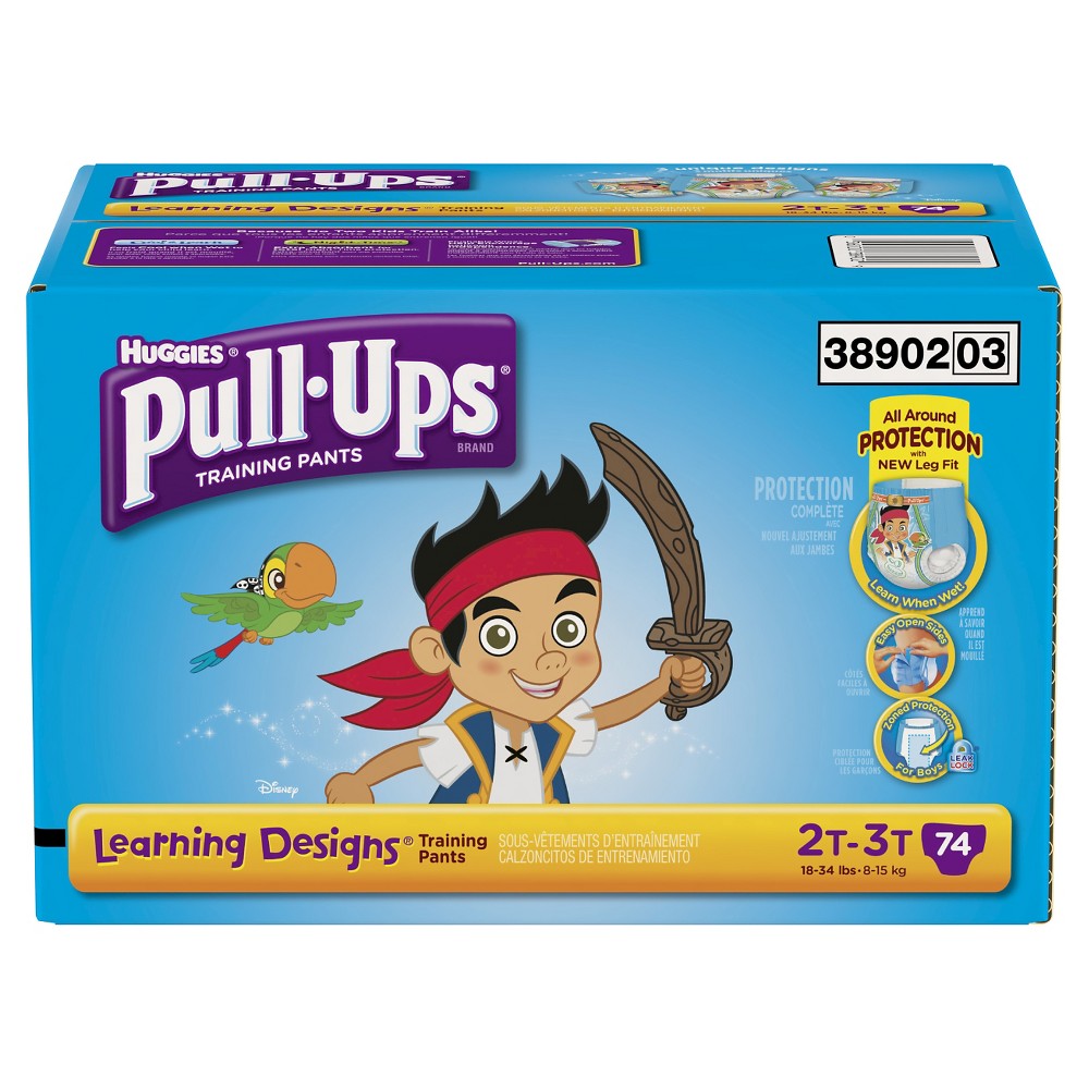 UPC 036000389029 product image for Pull-Ups Training Pants with Learning Designs for Boys 2T-3T (74 count), Multi-C | upcitemdb.com