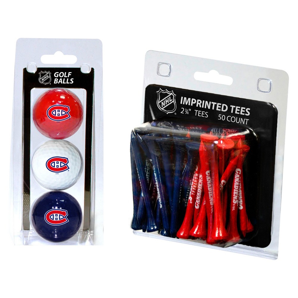 UPC 637556144997 product image for Montreal Canadiens 3 Pack Golf Balls and 50 Tees | upcitemdb.com