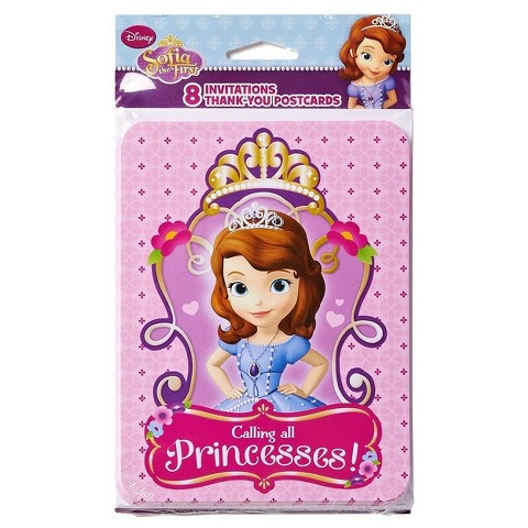 Sofia The First Invite and Thank You Kit