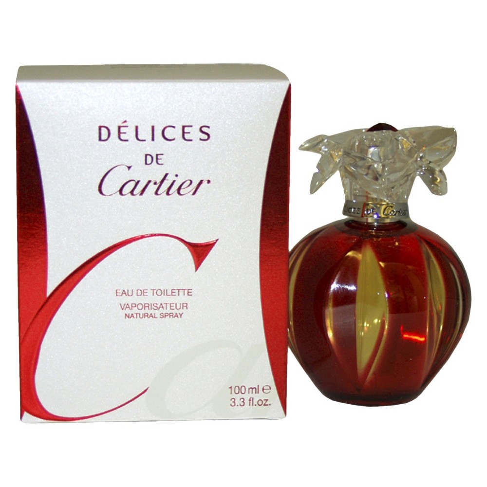 EAN 3432240017321 product image for Cartier Women's Delices de by Eau de Toilette Spray - 3.3 oz | upcitemdb.com