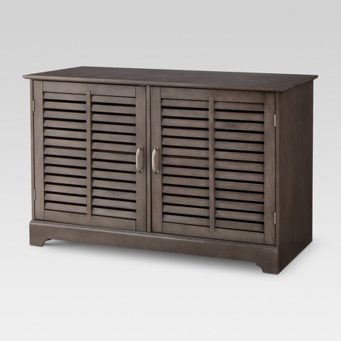 Shuttered Door TV Stand - Threshold™ product details page