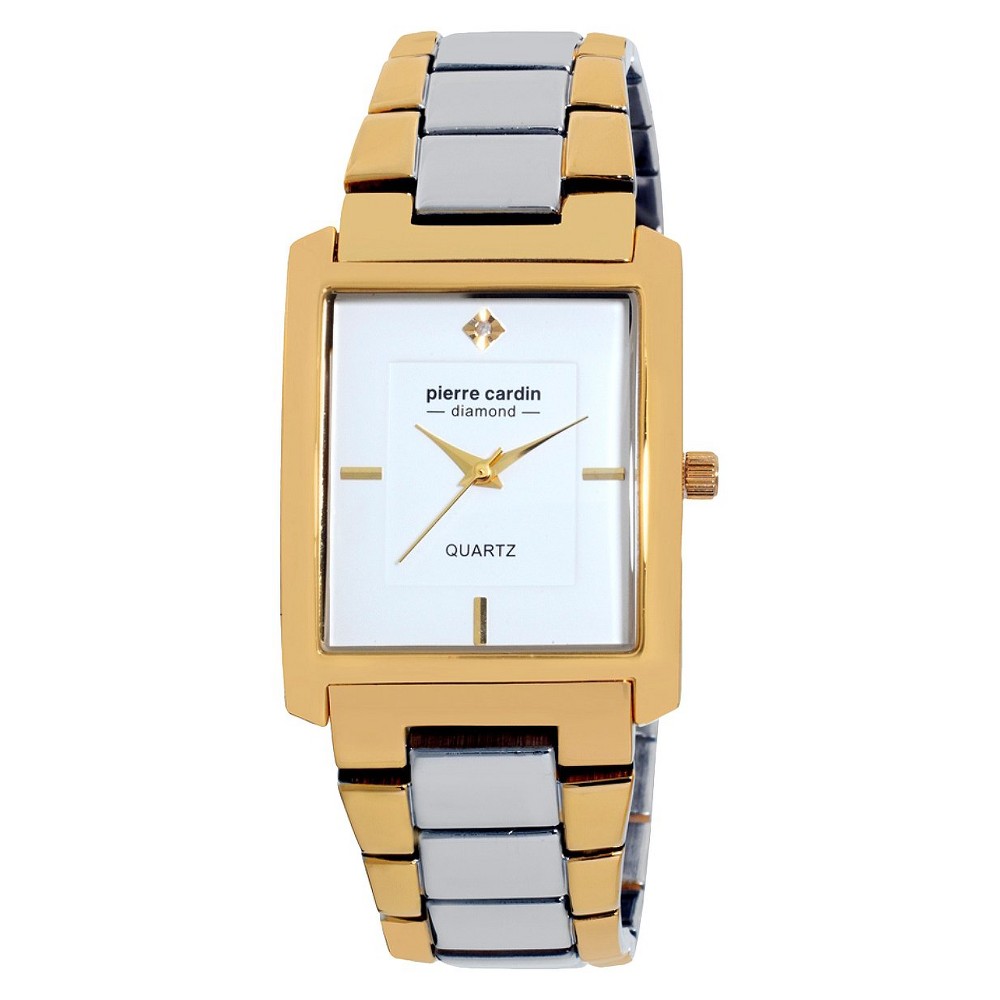 UPC 716459024787 product image for Men's Pierre Cardin Diamond Dial Watch - Gold | upcitemdb.com