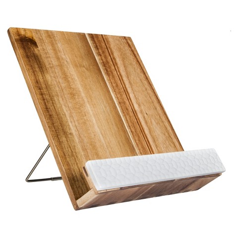 Threshold™ Acacia Wood Cookbook Holder product details page