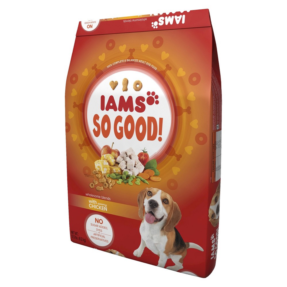 UPC 019014701681 product image for Iams So Good Wholesome Blends with Savory Chicken Dry Dog Food 13.5 lb | upcitemdb.com