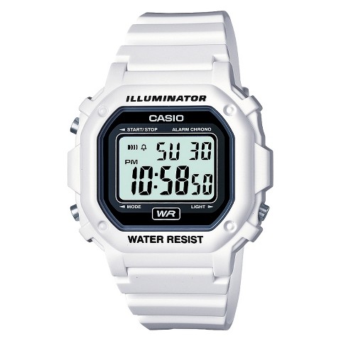 Casio Digital Watch - Glossy White (F108WHC-7ACF) product details page