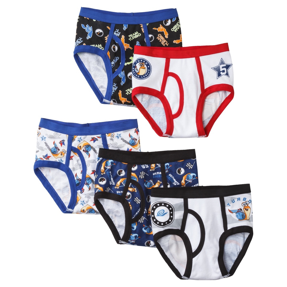 ® Turbo Boys 5 Pack Classic Brief   Assorted