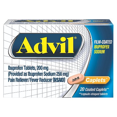 UPC 305730134200 product image for Advil Pain Reliever and Fever Reducer Film Coated Caplets - 20 Count | upcitemdb.com