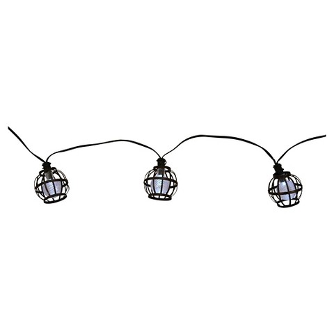 Solar Metal Globe String Lights (20ct) - Threshold : Target