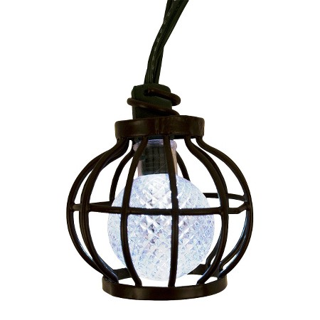 Solar Metal Globe String Lights (20ct) - Threshold : Target