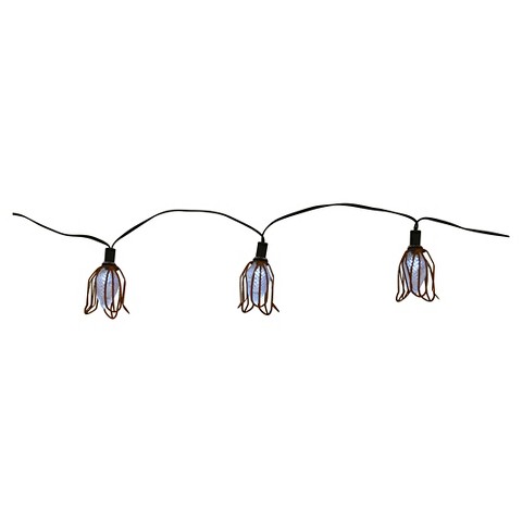 Solar Metal Flower String Lights (20ct) - Thresh... : Target