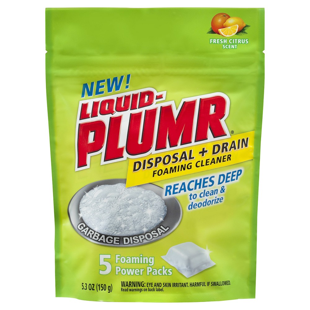 UPC 044600307176 product image for Liquid-Plumr Disposal & Drain Foaming Cleaner 5 ct | upcitemdb.com