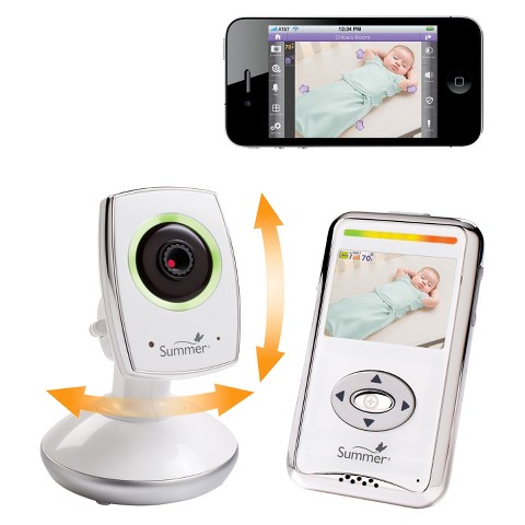 Summer Infant Baby Zoom Wi-Fi 2.5" Color Video Baby Monitor