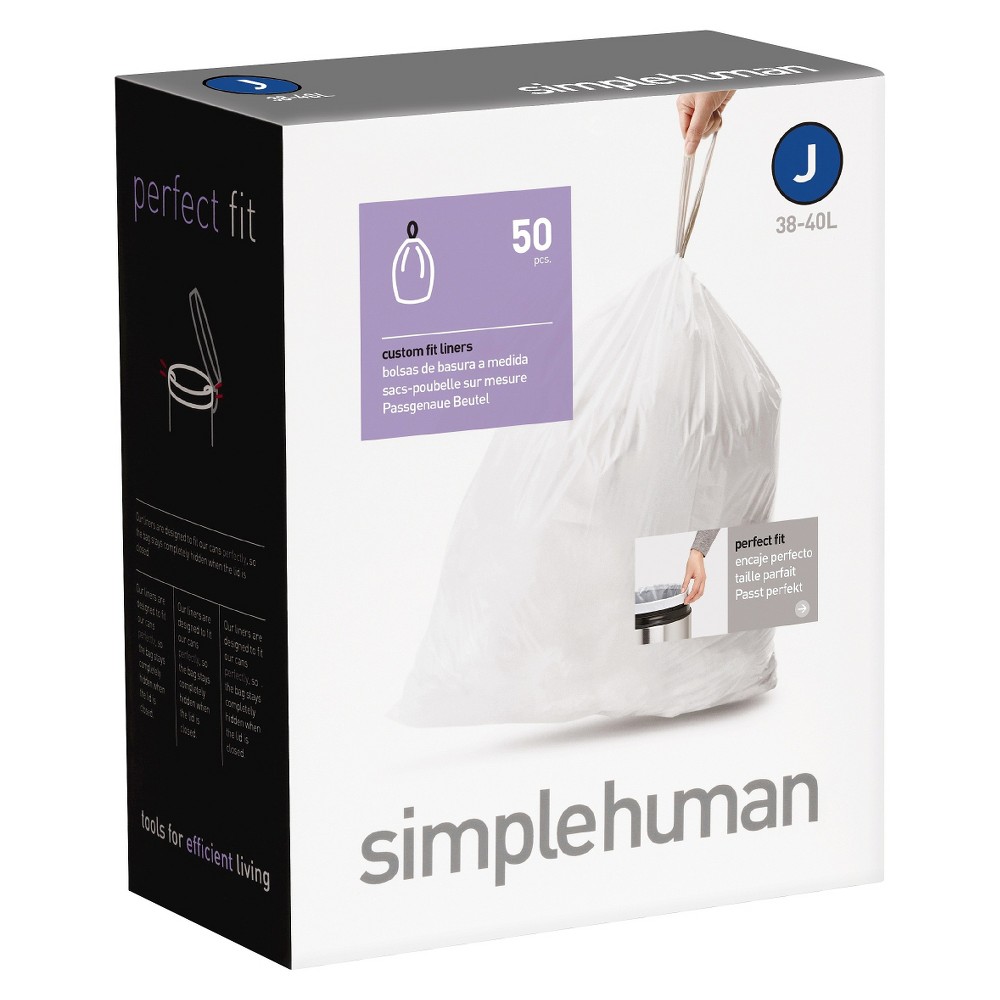 UPC 838810003214 simplehuman Code J Custom Fit Trash Can Liner (50