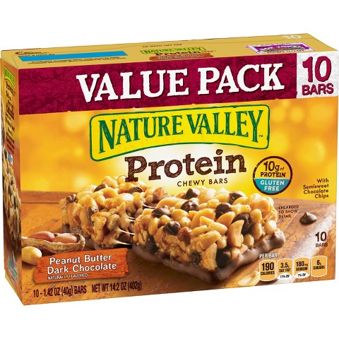 Nature Valley Peanut Butter Dark Chocolate Prote... : Target