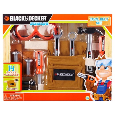 black and decker play tool set