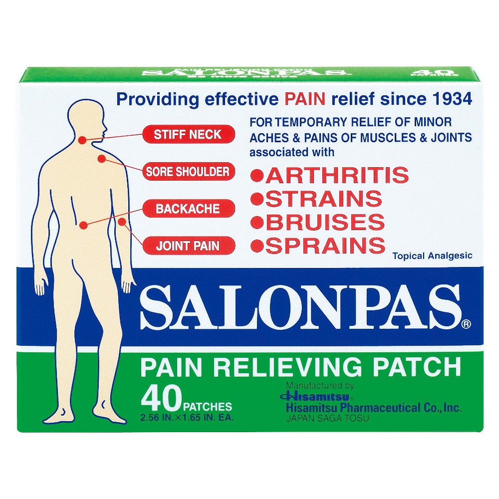 UPC 346581100402 product image for Salonpas Pain Relief Patch - 40ct | upcitemdb.com