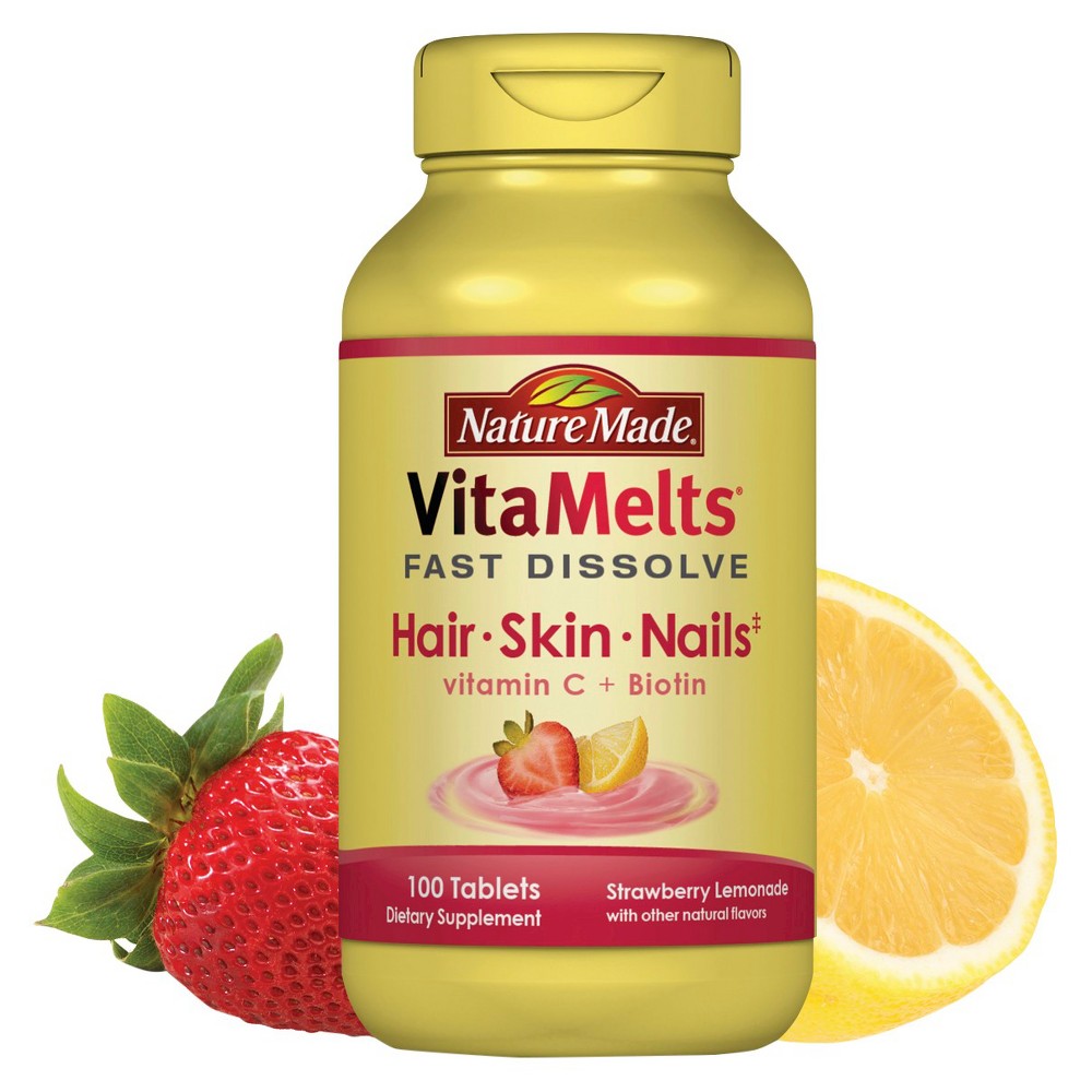 UPC 031604041069 product image for Nature Made VitaMelts for Hair/Skin/Nails Tablets - 100 Count | upcitemdb.com
