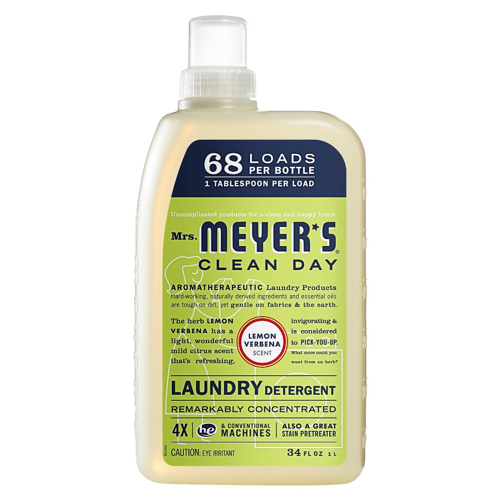 UPC 808124146501 product image for Mrs. Meyer's Clean Day Laundry Detergent Lemon 68 Loads 34 oz | upcitemdb.com