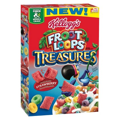 UPC 038000781742 product image for Kellogg's Froot Loops Treasures Cereal 10.5 oz | upcitemdb.com