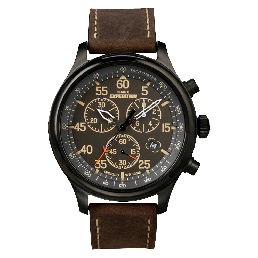 UPC 753048414284 product image for Timex Men's Expedition Rugged Field Chronograph Black Dial With | upcitemdb.com