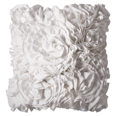 Xhilaration Jersey Ruffle Decorative Pillow : Target