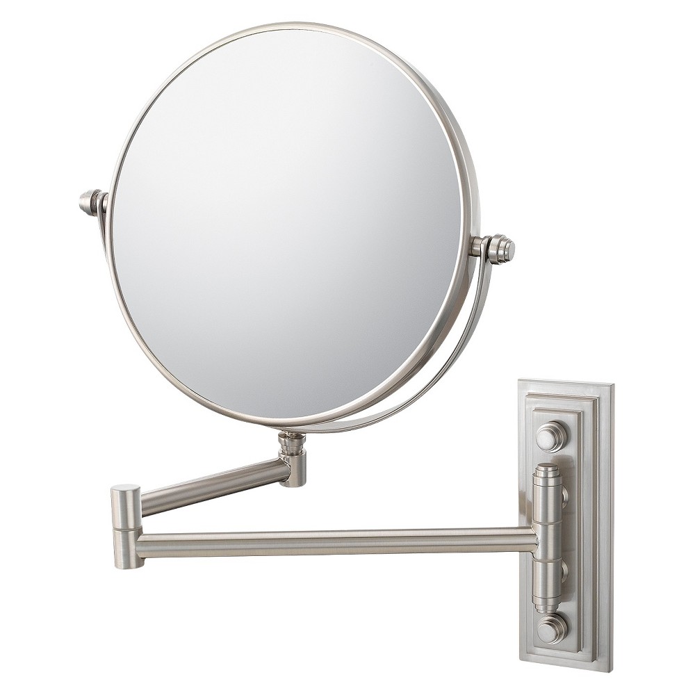 UPC 885679000212 product image for Mirror Image Classic Double Arm 5X Wall Mirror - Brushed Nickel | upcitemdb.com