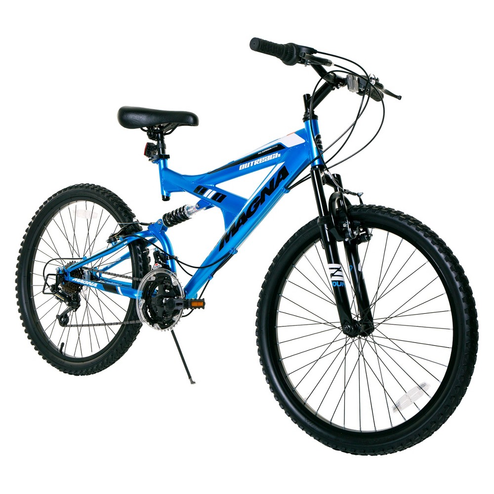 UPC 087876153320 Boy s Magna Outreach Bike Blue 24 upcitemdb