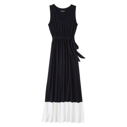 Petite Sleeveless Color block Maxi Dress - Assorted Colors product ...