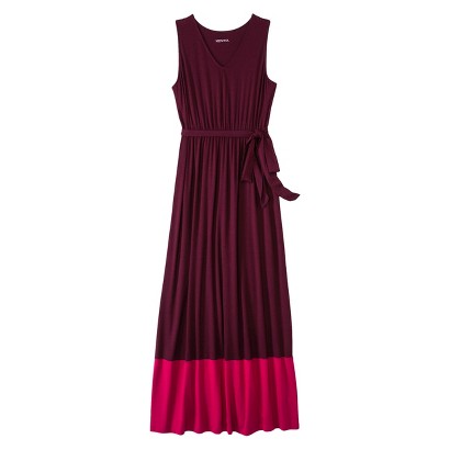 Petite Sleeveless Color block Maxi Dress - Assorted Colors product ...