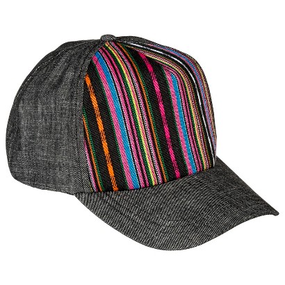 XhilarationÂ® Multicolored Baseball Hat - Gray product details page