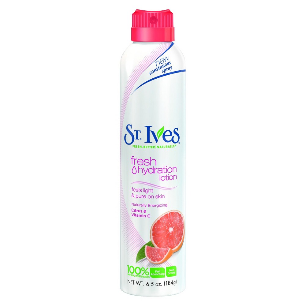 UPC 077043274088 product image for St. Ives Naturally Energizing Citrus and Vitamin C Lotion Spray 6.5 oz | upcitemdb.com