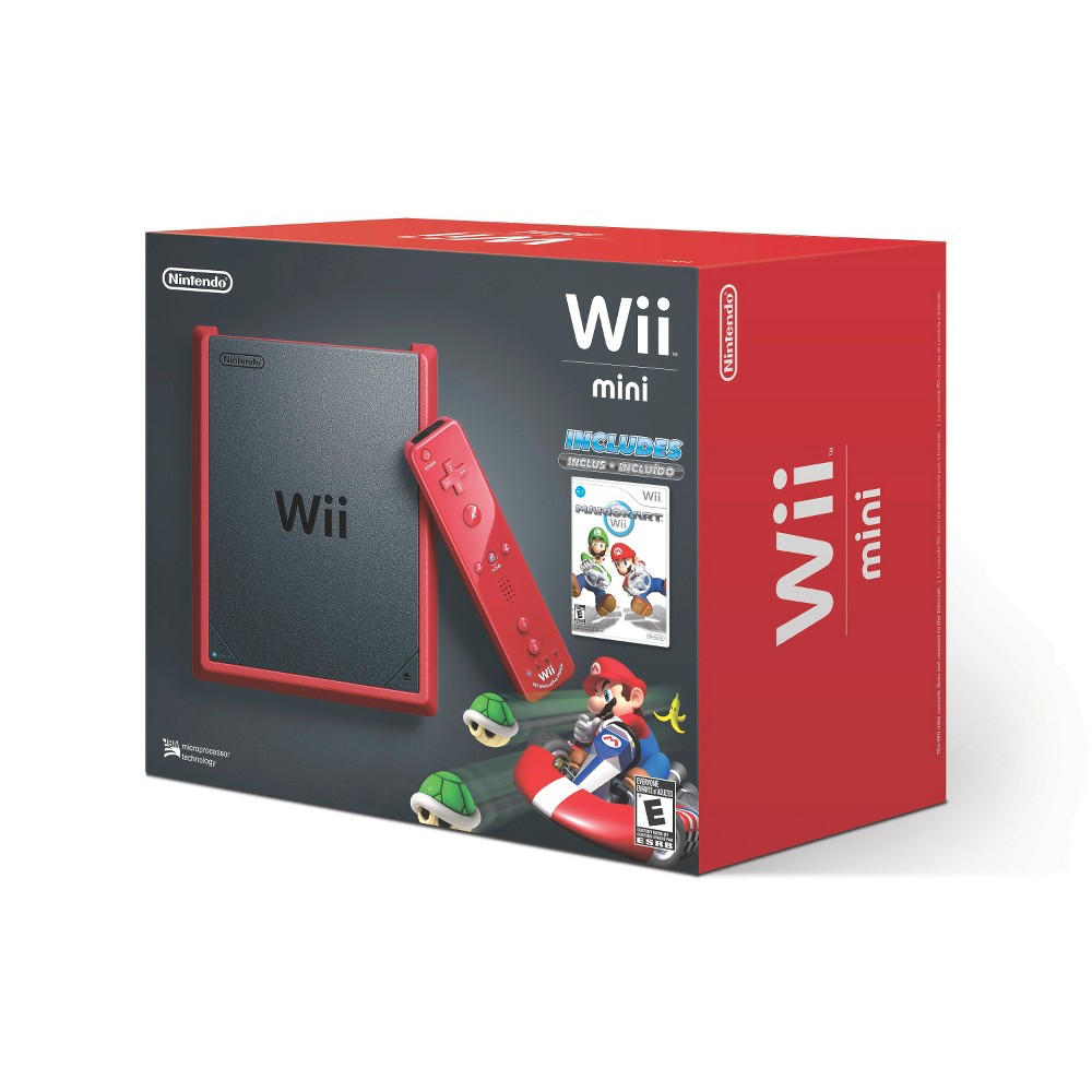 UPC 045496881276 product image for Nintendo Wii Red Mini with Mario Kart (Nintendo Wii) RVOSRAAC | upcitemdb.com