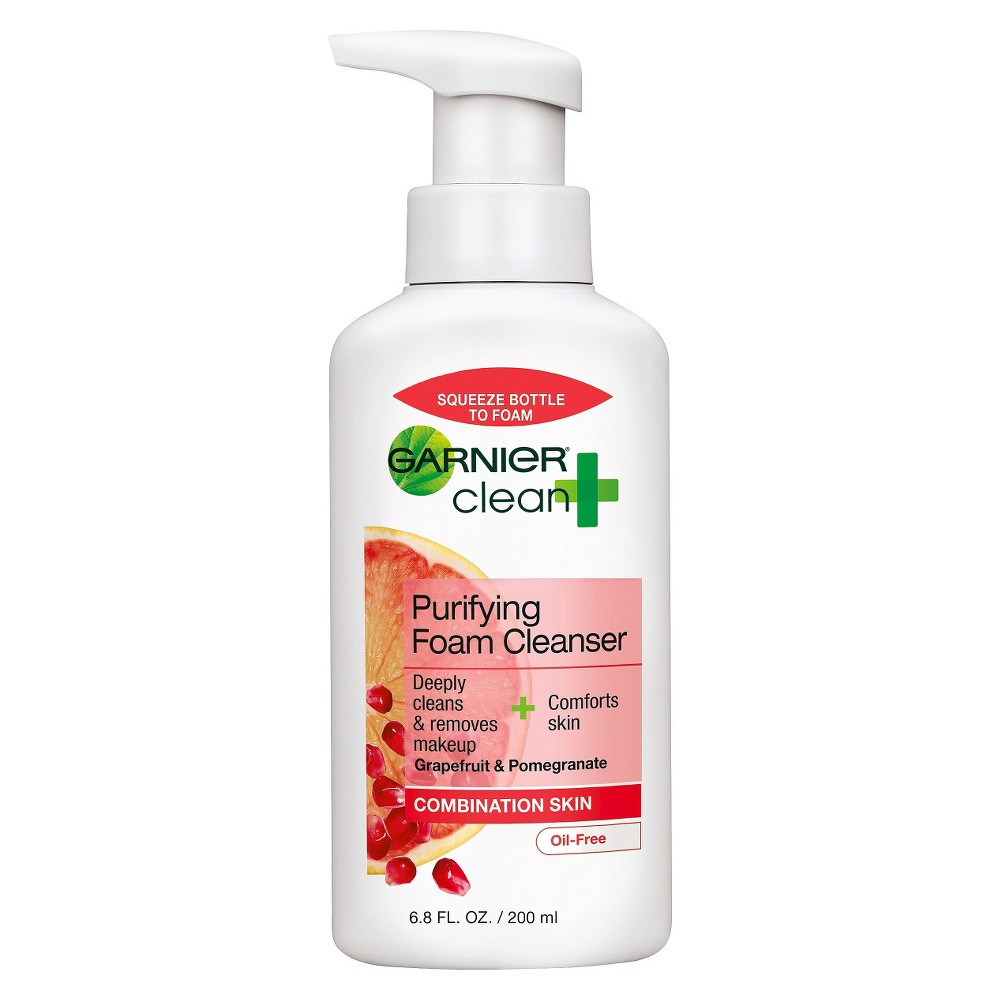 UPC 603084410408 product image for Garnier Clean + Purifying Foam Cleanser For Combination Skin - 6.8 fl | upcitemdb.com
