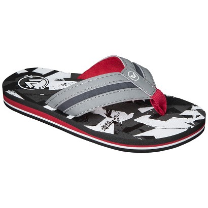 Boy's Shaun White Rodeo Flip Flop Sandals - Gray product details page