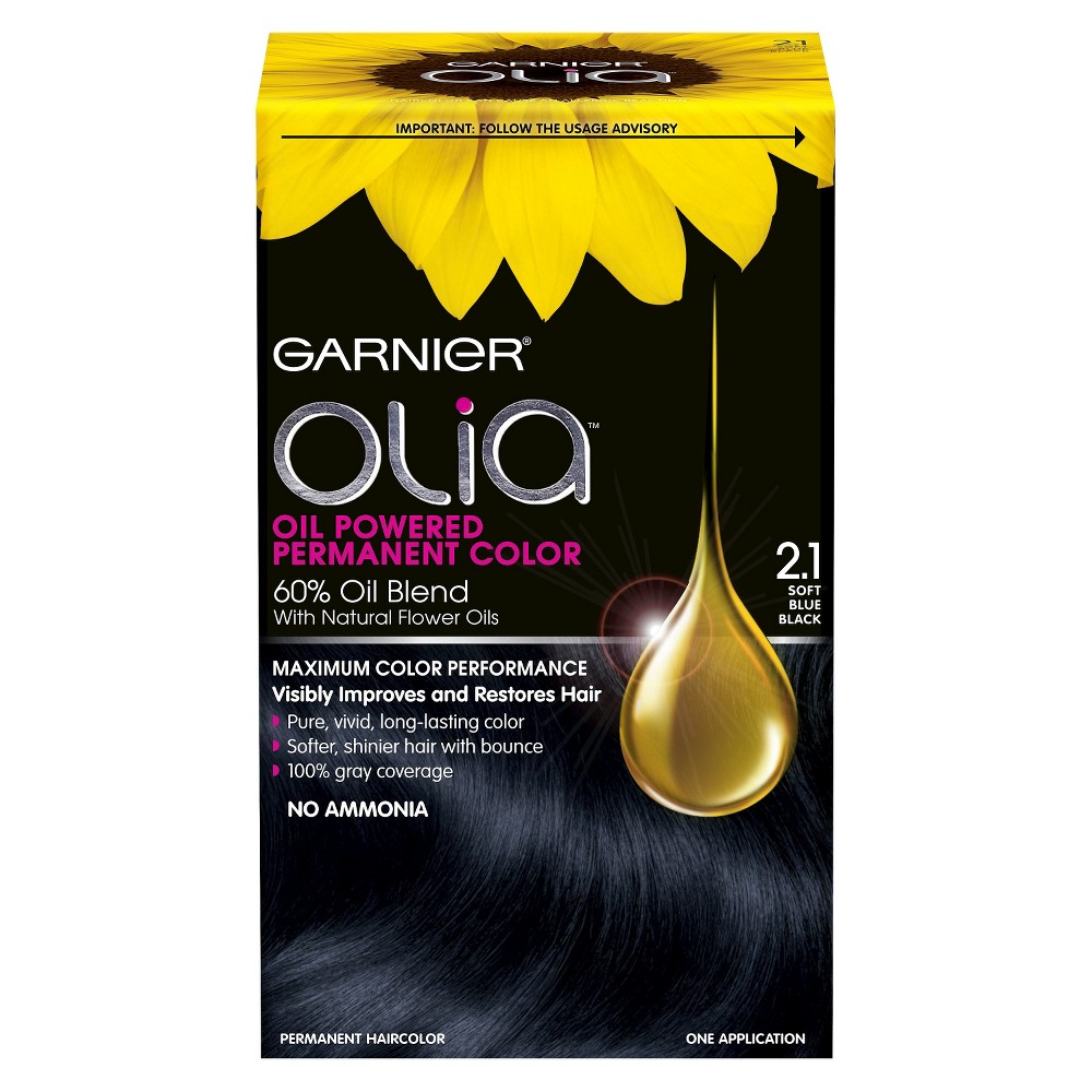 UPC 603084410569 product image for Garnier Olia Oil Powered Permanent Haircolor - 2.1 Soft Blue Black | upcitemdb.com