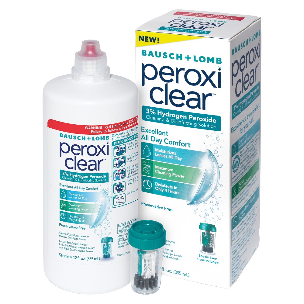 UPC 310119038161 product image for Bausch & Lomb PeroxiClear Lens Solution - 12 oz | upcitemdb.com