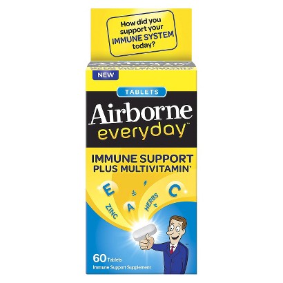 UPC 647865899198 product image for Airborne Everyday Immune Support Plus Multivitamin Caplets - 60 Count | upcitemdb.com