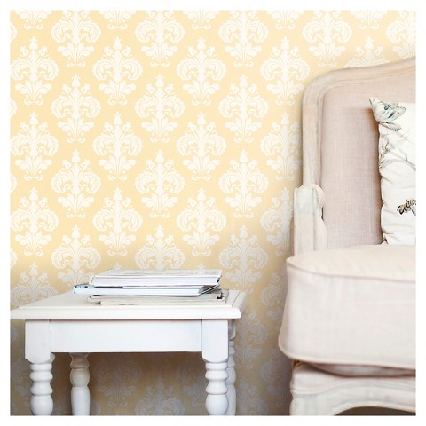 Devine Color Chantilly Peel & Stick Wallpaper Tar