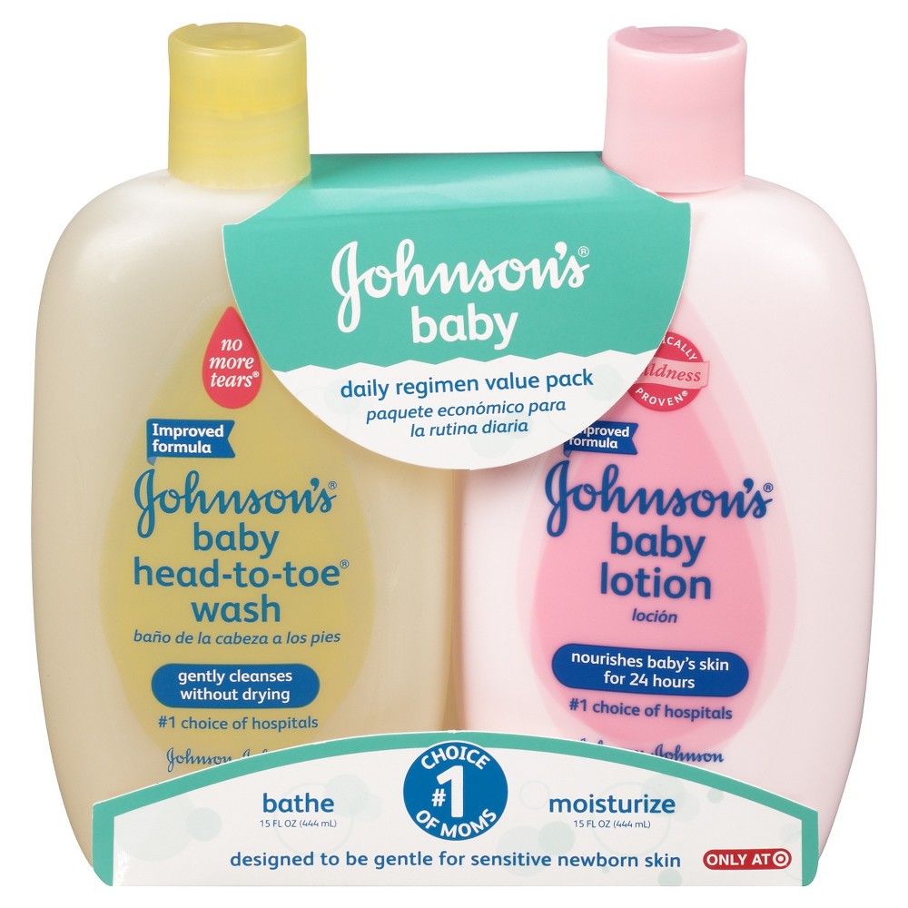 UPC 381371161089 Johnson & Johnson Scented Bath And Body Set 30 floz