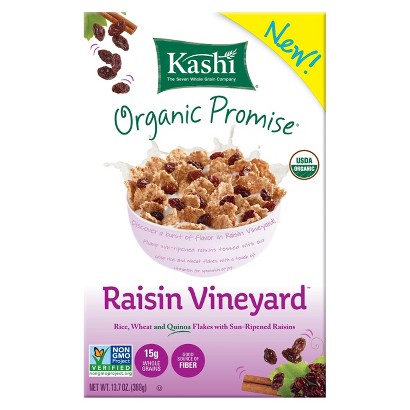 UPC 018627100263 product image for Kashi Organic Promise Raisin Vineyard Cereal 13.7 oz | upcitemdb.com